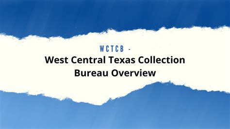 wctcb|What is West Central Texas Collection Bureau .